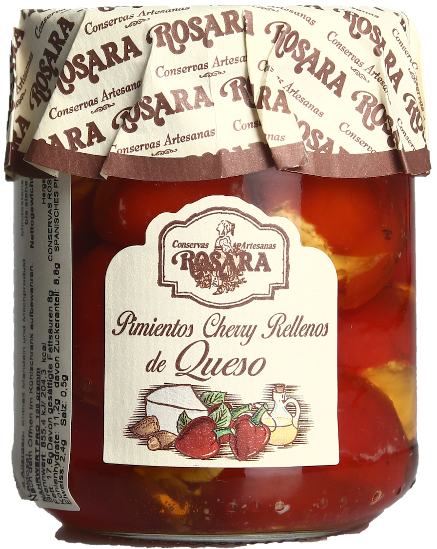 Conservas Rosara Minipaprika gefüllt mit Käse