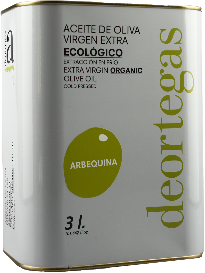 Deortegas Olivenöl Extra Virgen Arbequina 3,00 Liter BIO
