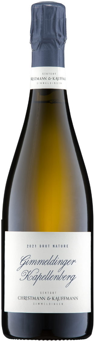 Christmann & Kauffmann Gimmeldinger Kapellenberg Spätburgunder Rosé Sekt Brut Nature 2021 BIO