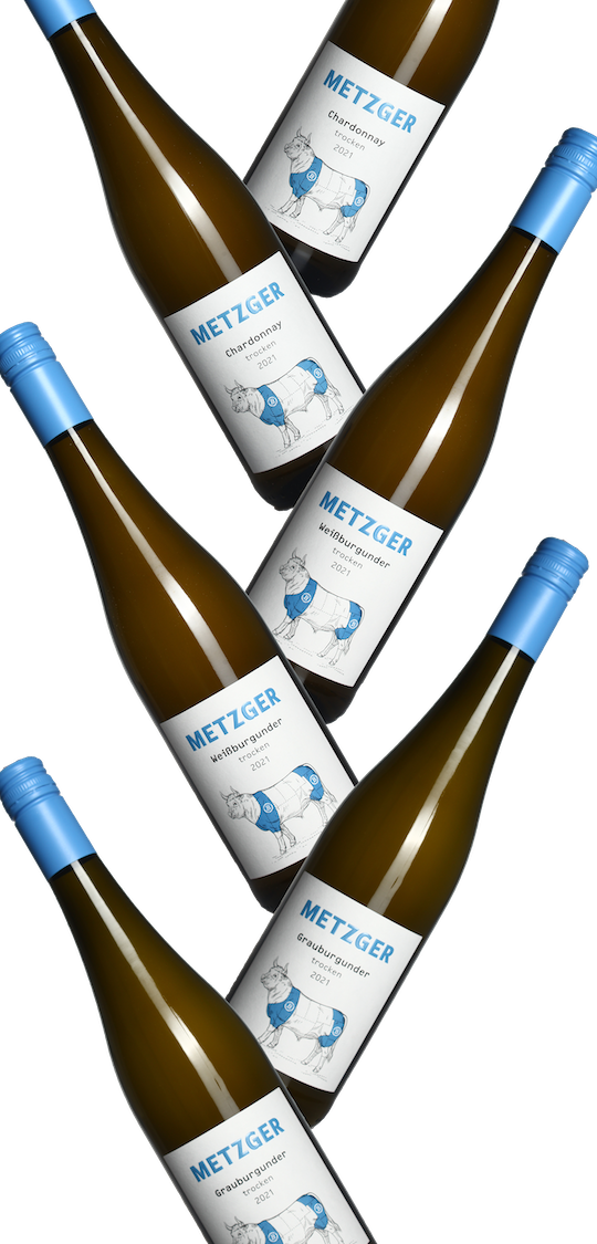 Metzger Probierpaket Burgunder Sorten weiss