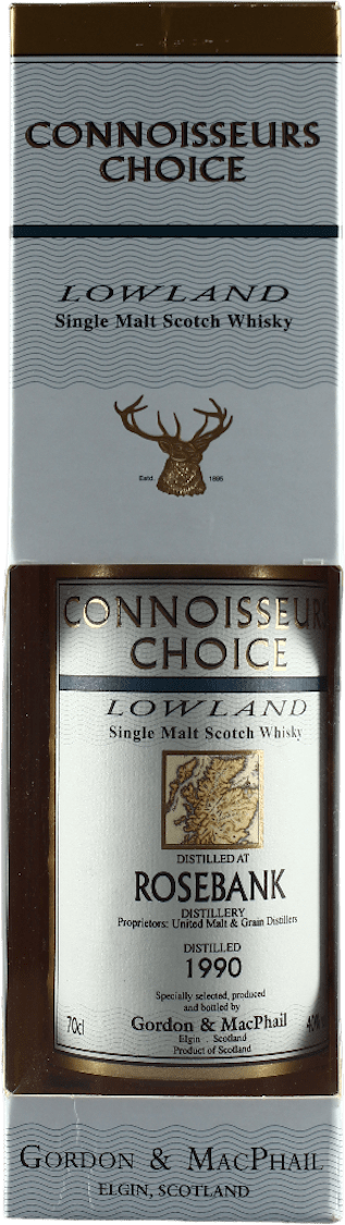 Gordon & MacPhail Rosebank Distilled 1990 Connoisseurs Choice