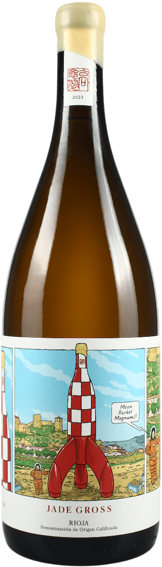 Jade Gross Moon Rocket Magnum blanco 2025